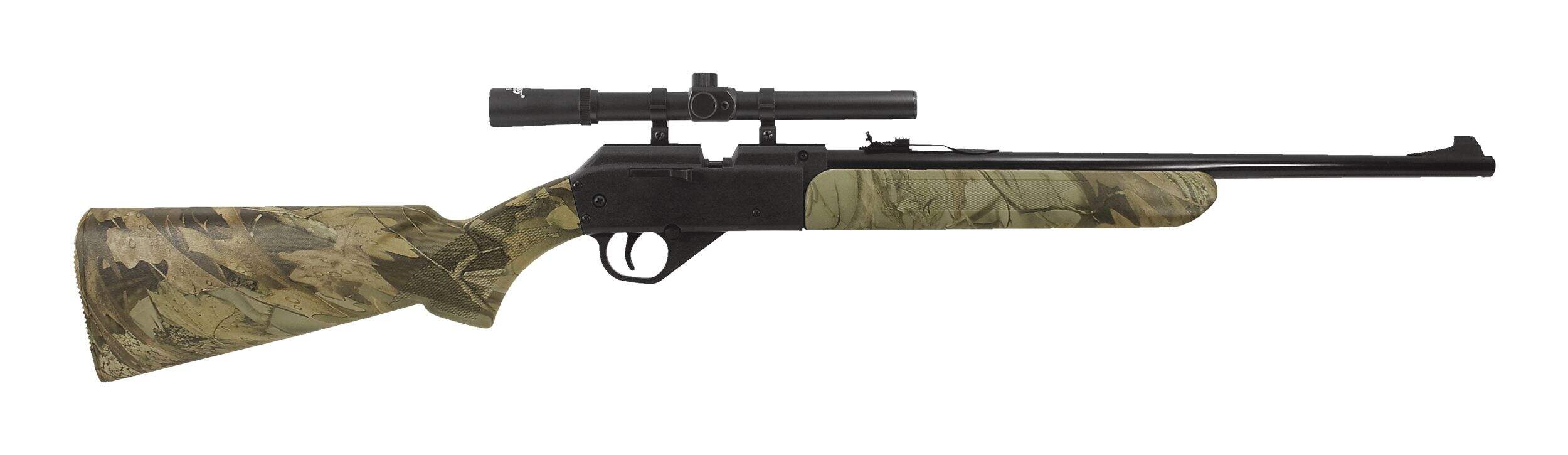 Camo Grizzly 840c Air Rifle with 4x15 Scope, .177 Caliber BBs or Pellets Side_Right