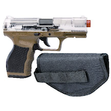 Crosman® P9 Spring Powered Airsoft Pistol with 15-round Magazine, Holster Included Front_Angled_Right