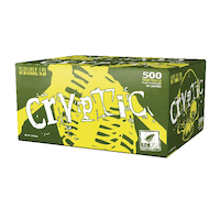 Balles de peinture écologiques Zap Cryptic convenant à tous les marqueurs de paintball, paq. 500