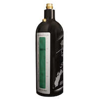 JT Paintball Refillable CO2 Bottle, 24-oz Front_Three_Fourths_Angled_Left