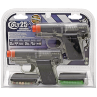 Colt 25 Twin Pack Spring Powered Airsoft Pistols, 200 FPS, 70 BB Capacity Front_Flat
