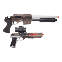 Crosman® Game Face Ghost Eraser Spring-Powered Airsoft Shotgun & Pistol Kit Side_Right