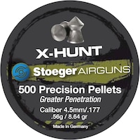 Stoeger 545035 X-Hunt .177 Clam Pack 500 Precision Pellets Overhead_Flat