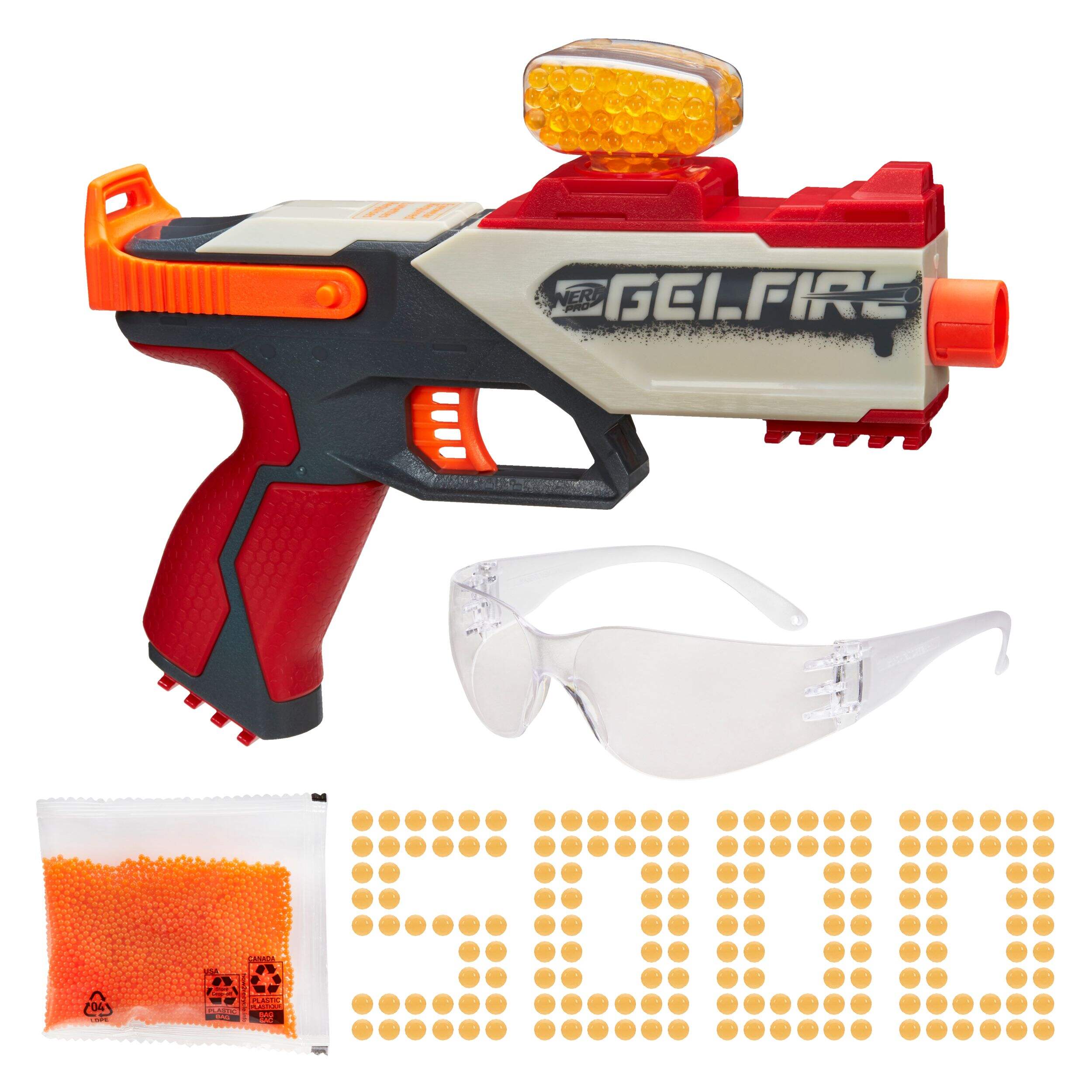 Nerf Pro Gelfire Blaster Galaxy Legion, Plastic, Multi-Colour Composite_or_Mixed