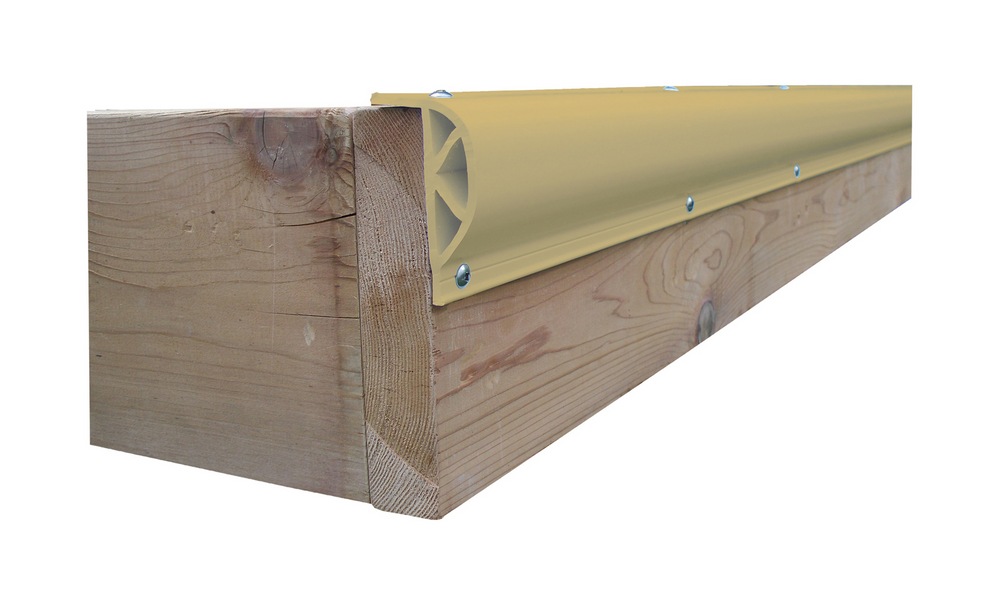 Dock Edge Dolphin™ Dock Bumper Heavy Slant P Profile, Beige, 8ft