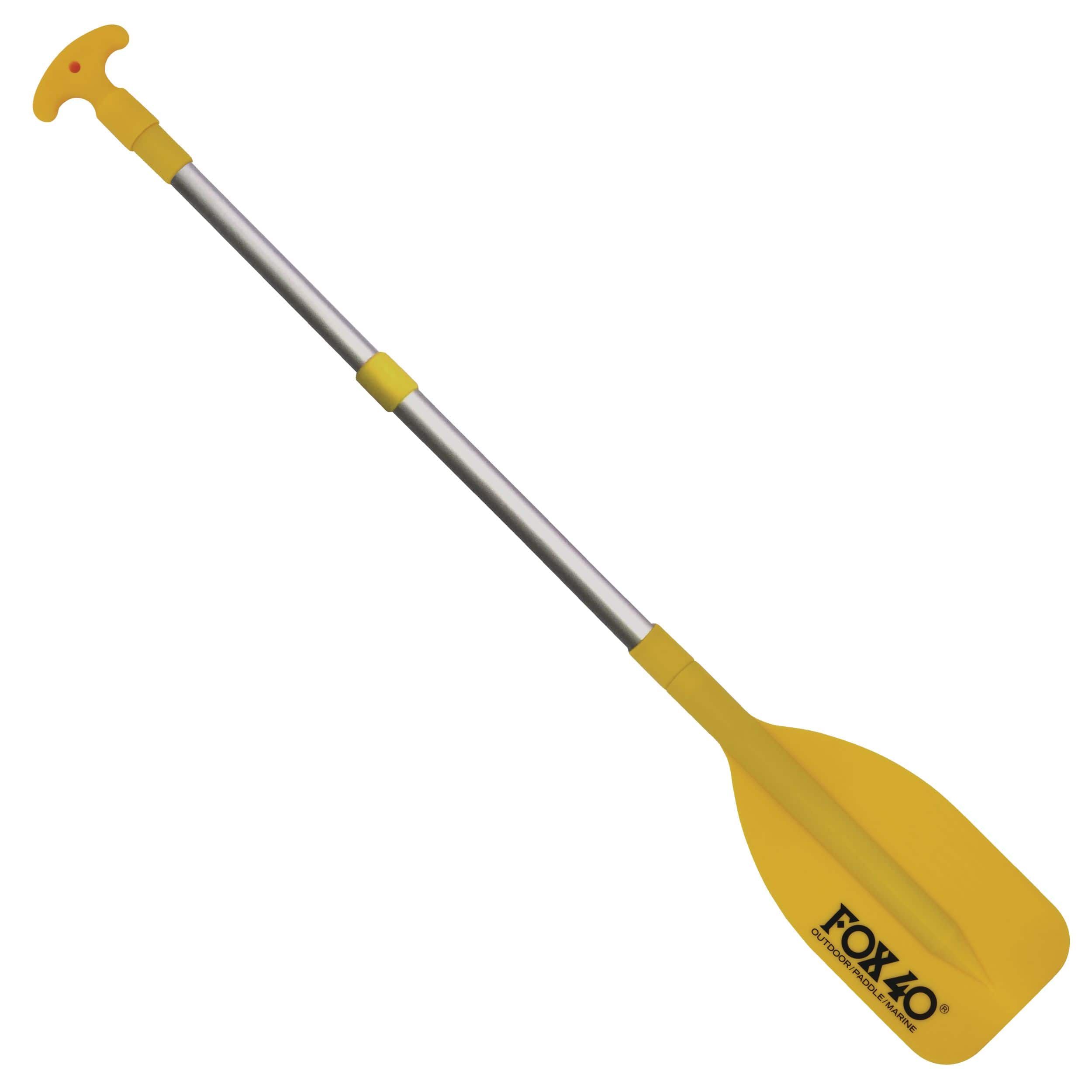 Fox 40 Adjustable Telescopic Mini Paddle with Hook, Yellow, 21 to 42