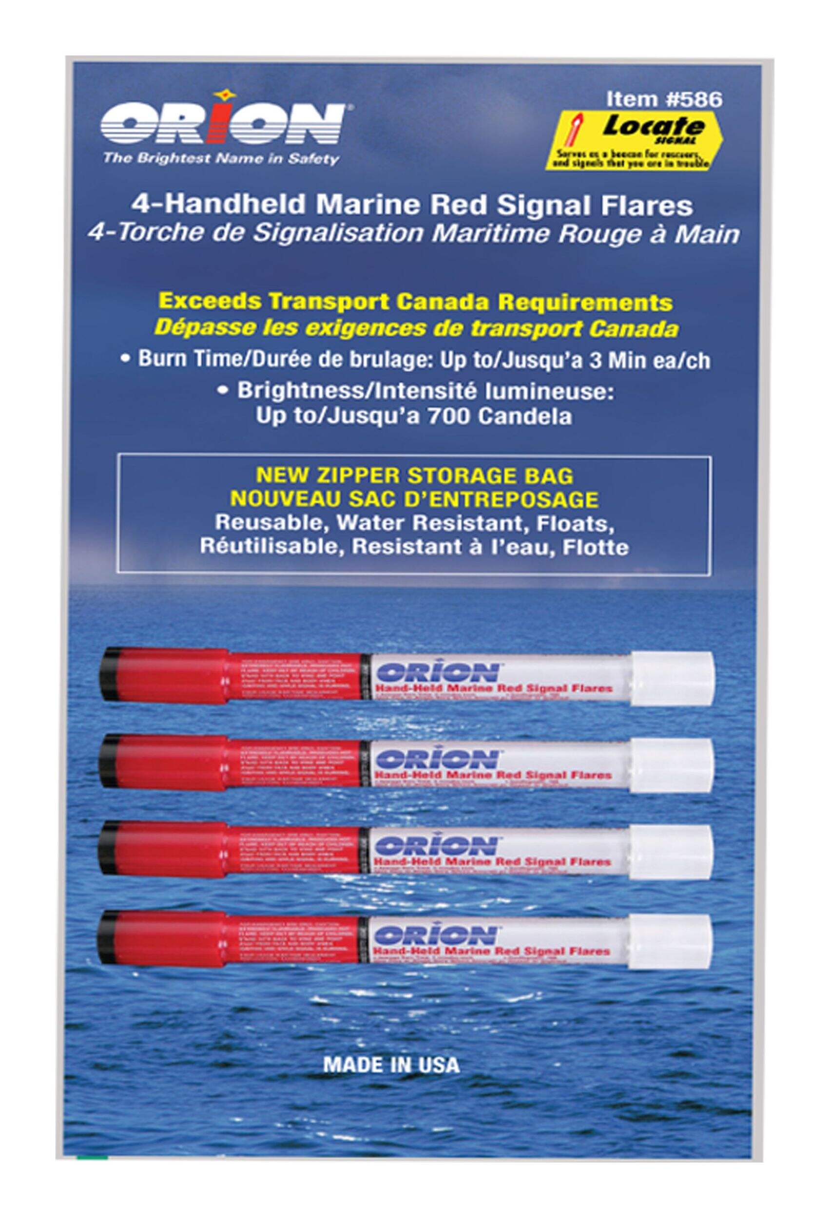 Hand Held Emergency Red Flares, 4-pk Front_Flat