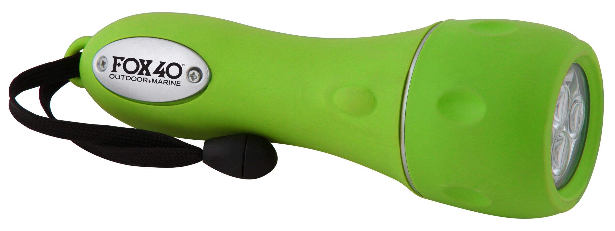 Lampe de poche de bateau à DEL Fox 40, vert Front_Angled_Right
