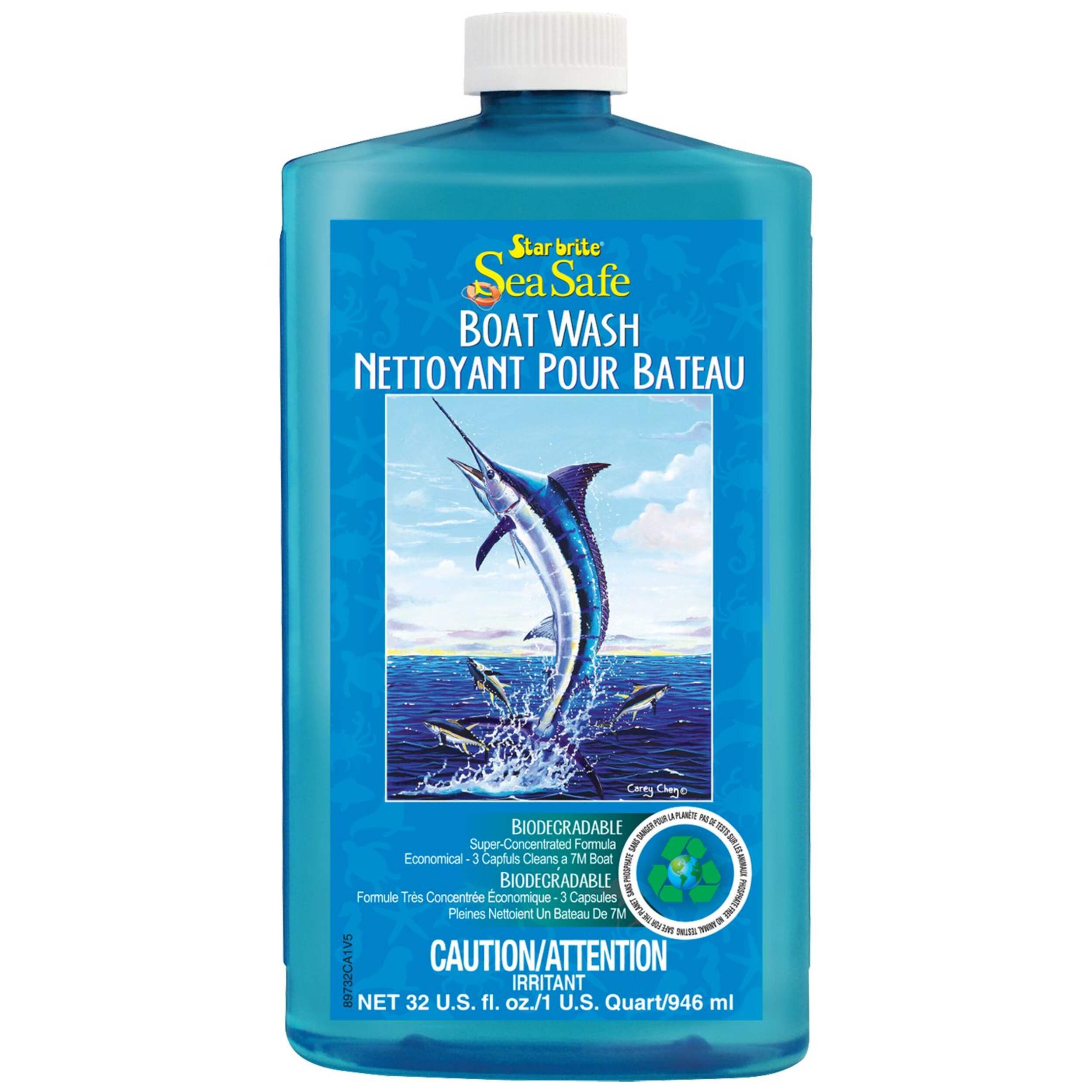 Nettoyant pour bateau avec formule très concentrée Star Brite Star Tron, 946&nbsp;mL Front_Flat