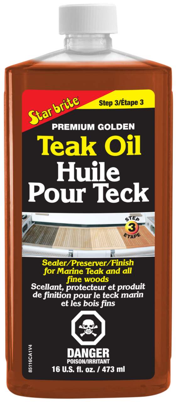 Star Brite Premium Golden Teak Oil, Step-3, 473-ml | Canadian Tire
