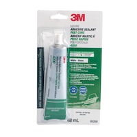 Scellant adhésif nautique rapide 3M, 4200, blanc, 88 mL