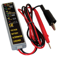 Invincible Marine 12V Battery Meter with LED Display Overhead_Plunge