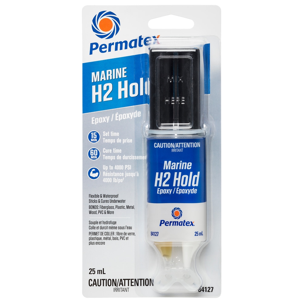 Permatex Marine Adhesive Underwater H2 Hold Epoxy, 25ml Canadian Tire