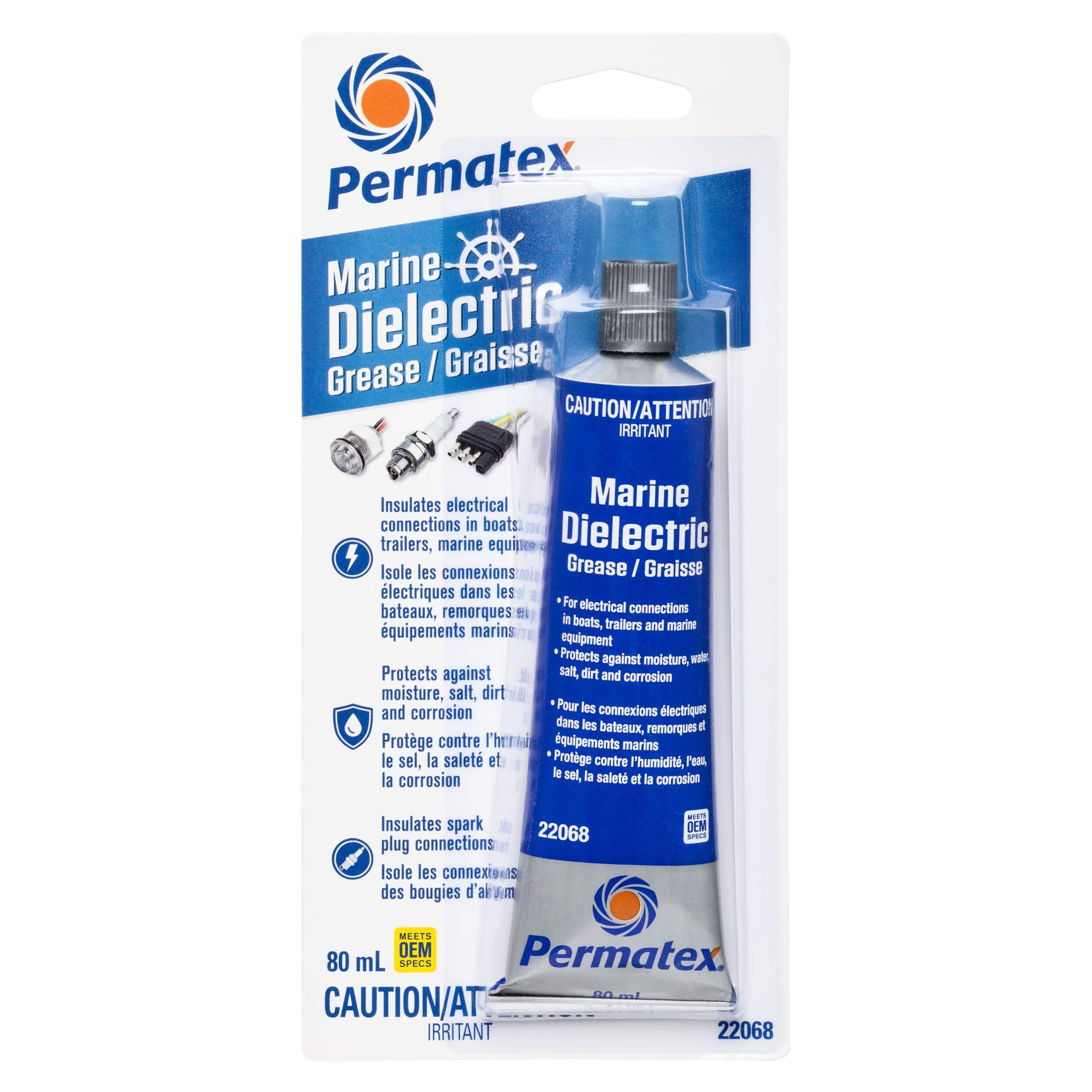 Permatex Marine Dielectric Grease, Unscented, 80-ml Front_Flat