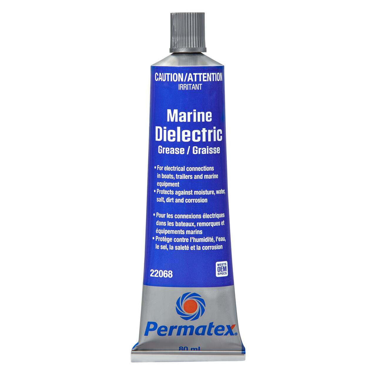 Graisse diélectrique marine Permatex, non parfumée, 80 mL