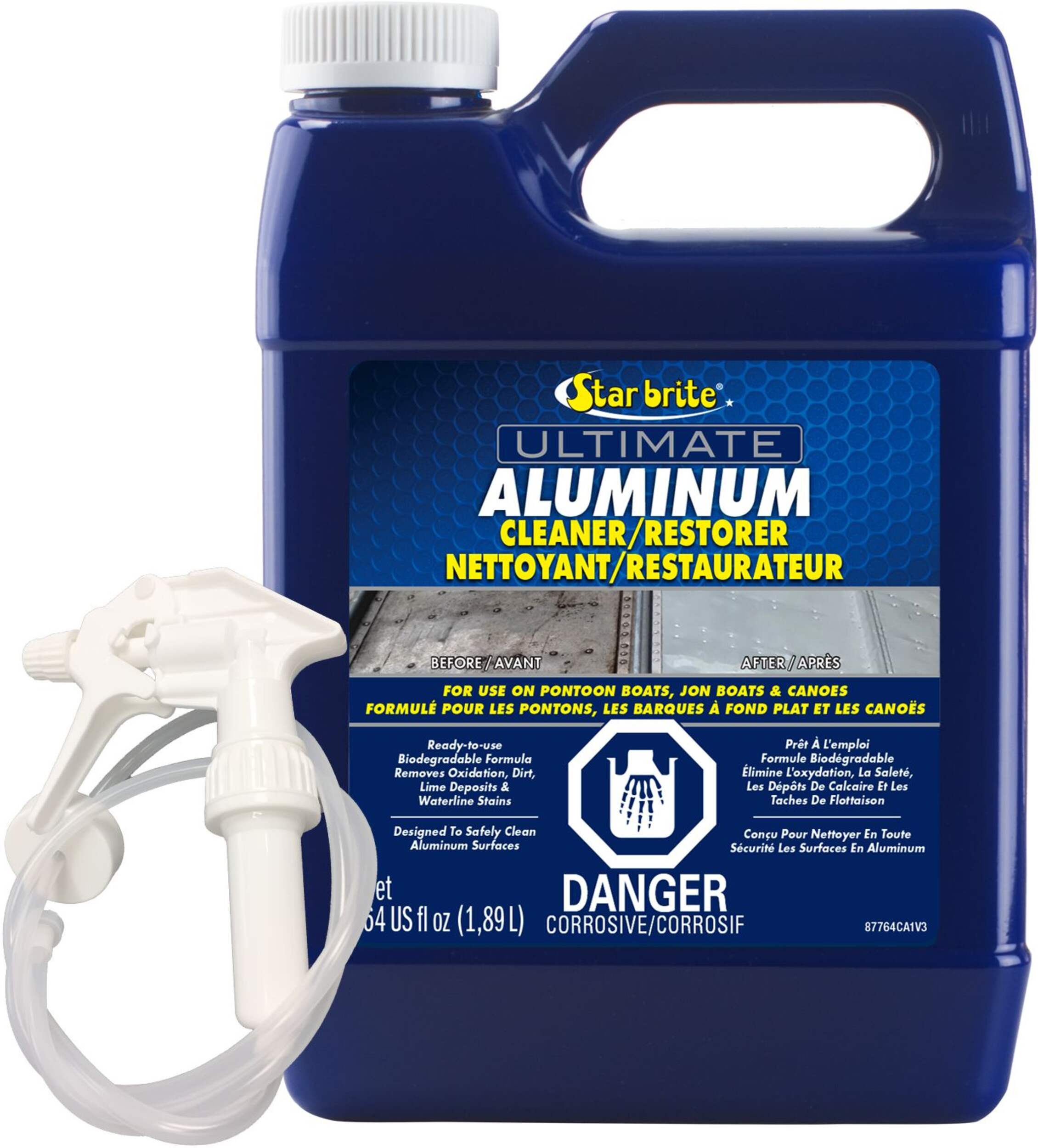 Starbrite Aluminum Surface Cleaner w/ Sprayer, 1.8L Canadian Tire