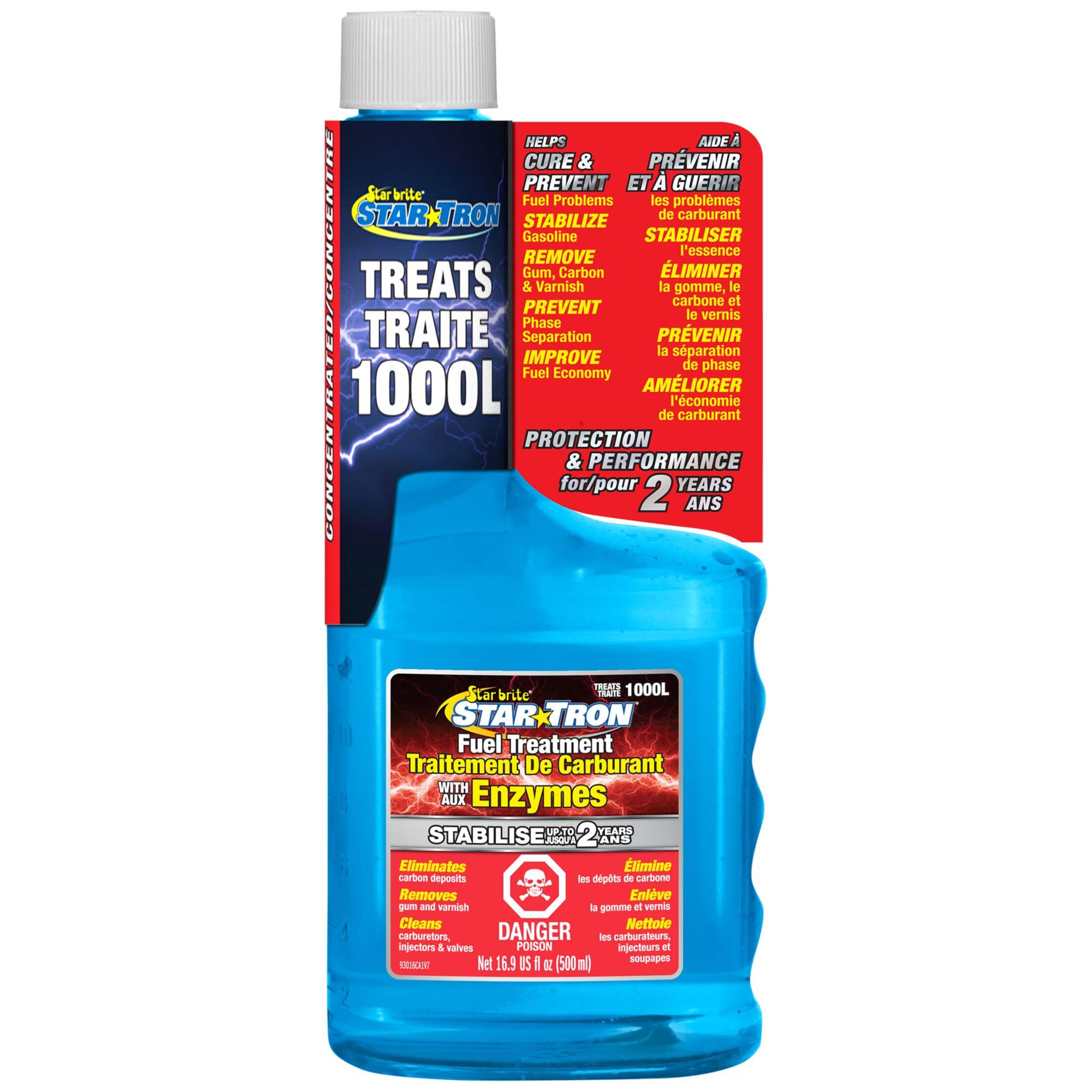 Traitement des enzymes Starbrite Startron, non parfumé, 237 ml Front_Flat