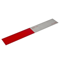 Invincible Marine Reflective Tape Strips, 2-pk, Red / White 2 x 12-in