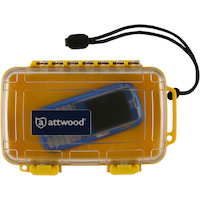 Étui de protection sec Attwood Personal Gear, étanche, moyen Front_Flat