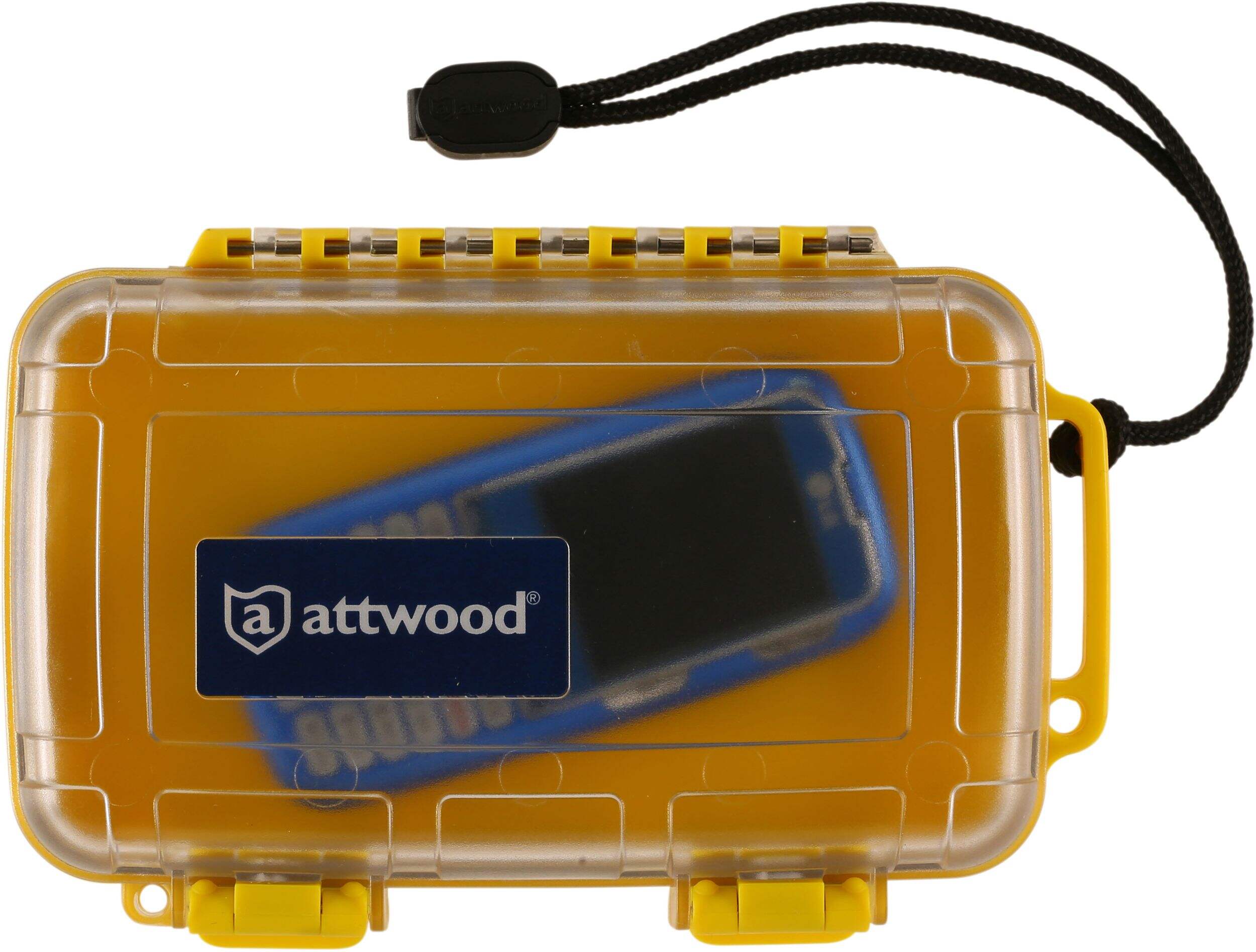 Étui de protection sec Attwood Personal Gear, étanche, moyen Front_Flat