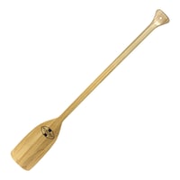 Invincible Marine BigRock Varnished Wood Canoe Paddle, Lightweight, 54-in (137.1cm), Amber Front_Flat