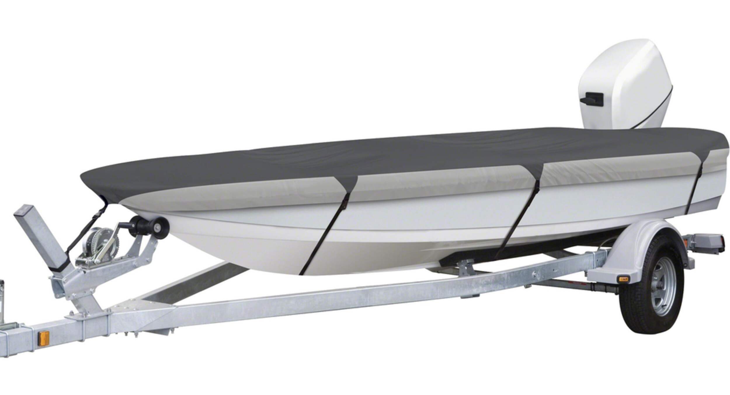 Orion Deluxe Boat Cover, Fits Boats 12-14-ft in Length Front_Three_Fourths_Angled_Left