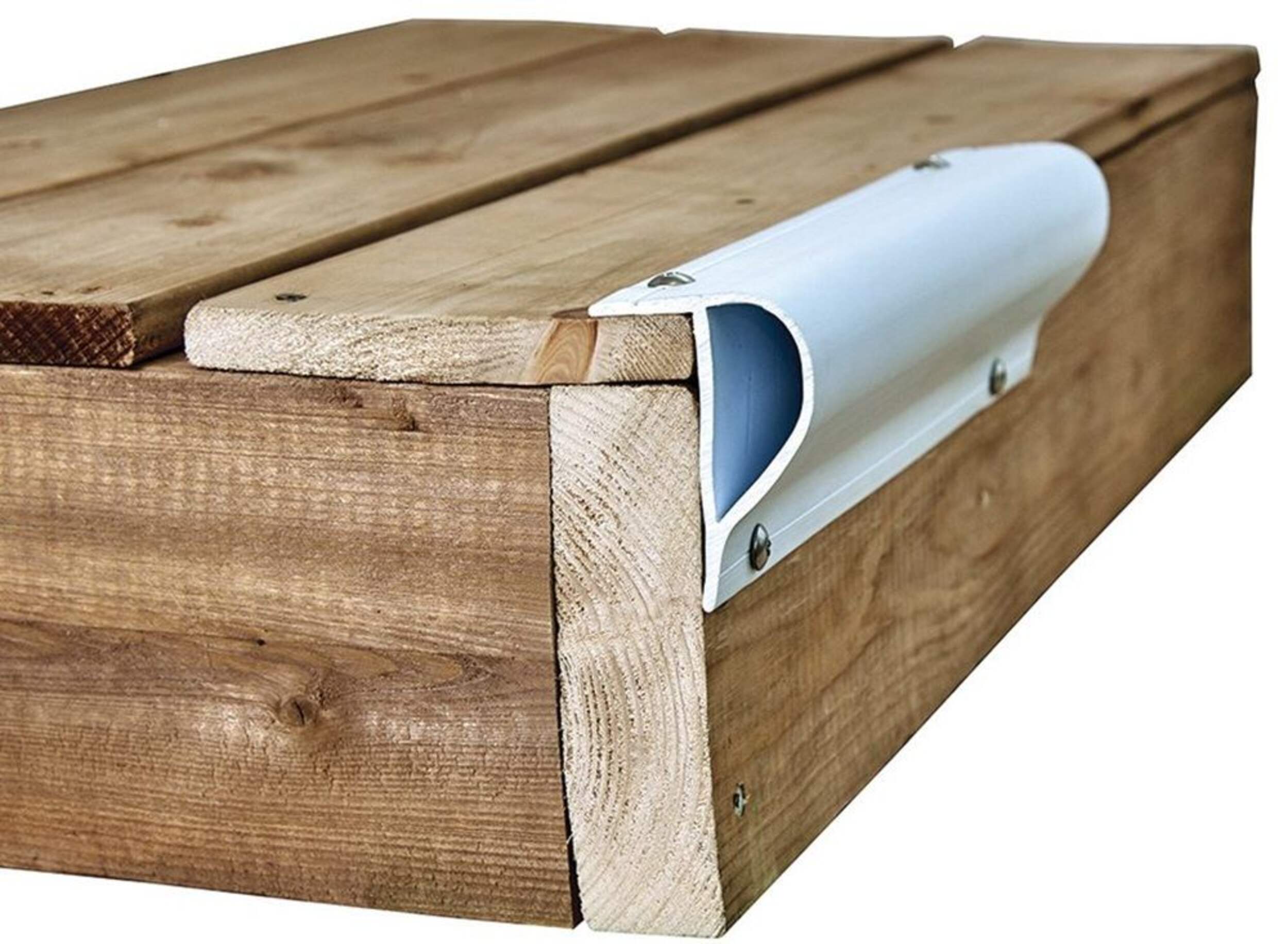 Butoir en P en PVC Dock Edge, blanc, 23&nbsp;po Front_Angled_Right