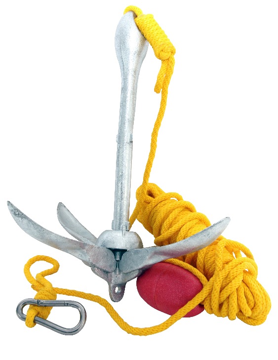 Fox 40 Folding Boating Anchor Kit, 3pc 5.5lb Canadian Tire