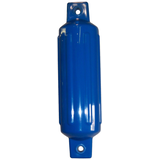 Dock Edge Vinyl Inflatable, Ribbed Twin Eyes Boat Fender,  Assorted Colours, 6.5-in x 23-in Front_Flat