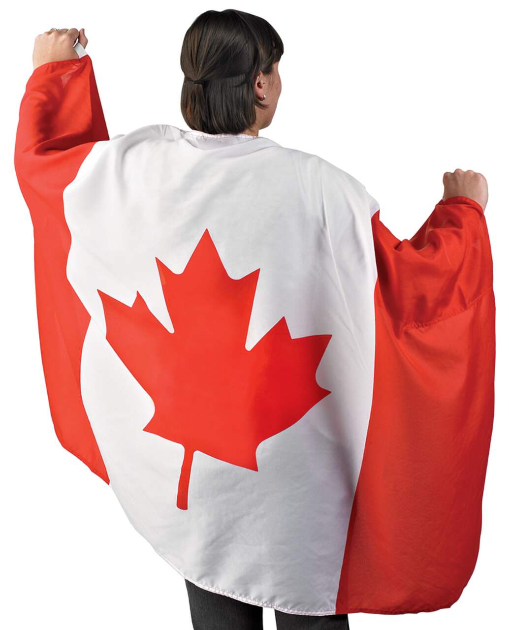Canadian Flag Cape with Sleeves