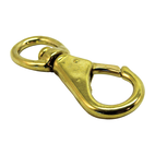 Heavy Duty Pure Brass Fixed Eye Marine Boat Snap Hook Clip Buckle  Accessories - Durable & Compact 