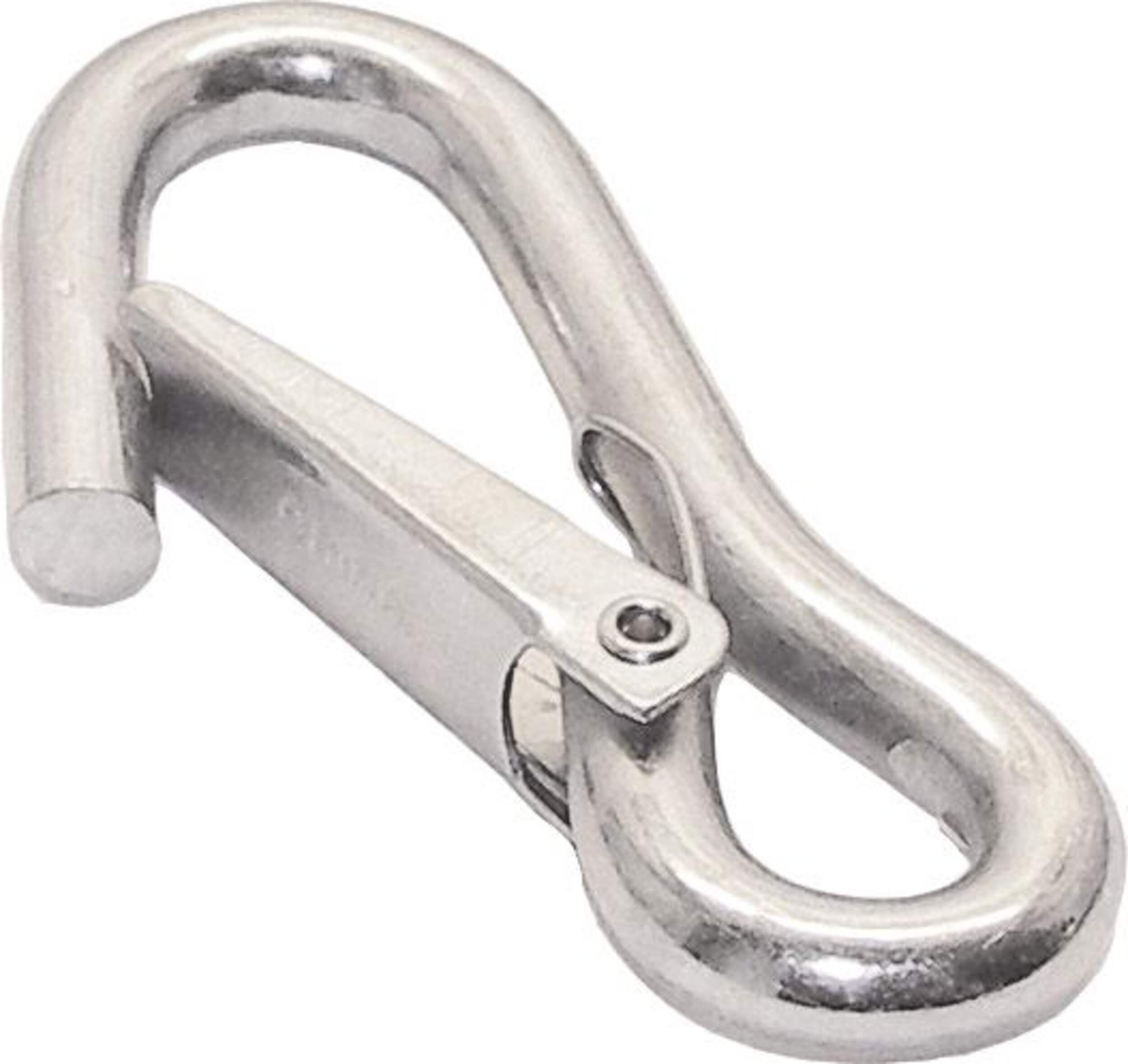 Invincible Marine Universal Zinc Plated Boat Snap with 240 lbs working load, 4-in Front_Three_Fourths_Angled_Left