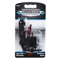Prise et douille 12 V Shoreline Marine Front_Flat