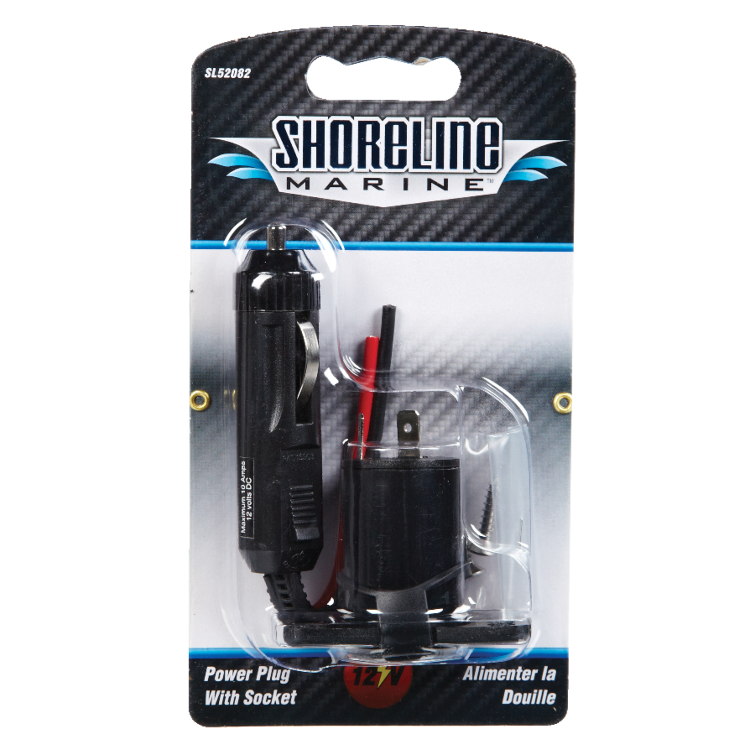 Shoreline Marine 12V Plug and Socket Front_Flat
