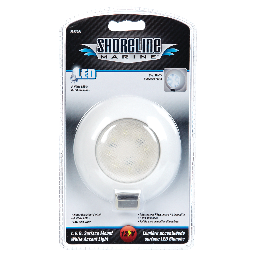 Shoreline Marine 12V Cordcraft Surface Mount LED Light Canadian Tire