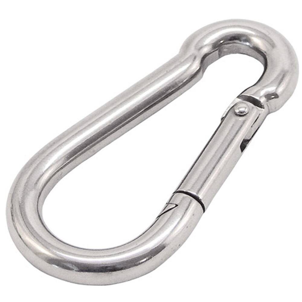 12-Pack 3" Stainless Steel Spring Snap Hook Carabiner Home Gym Body Building US 