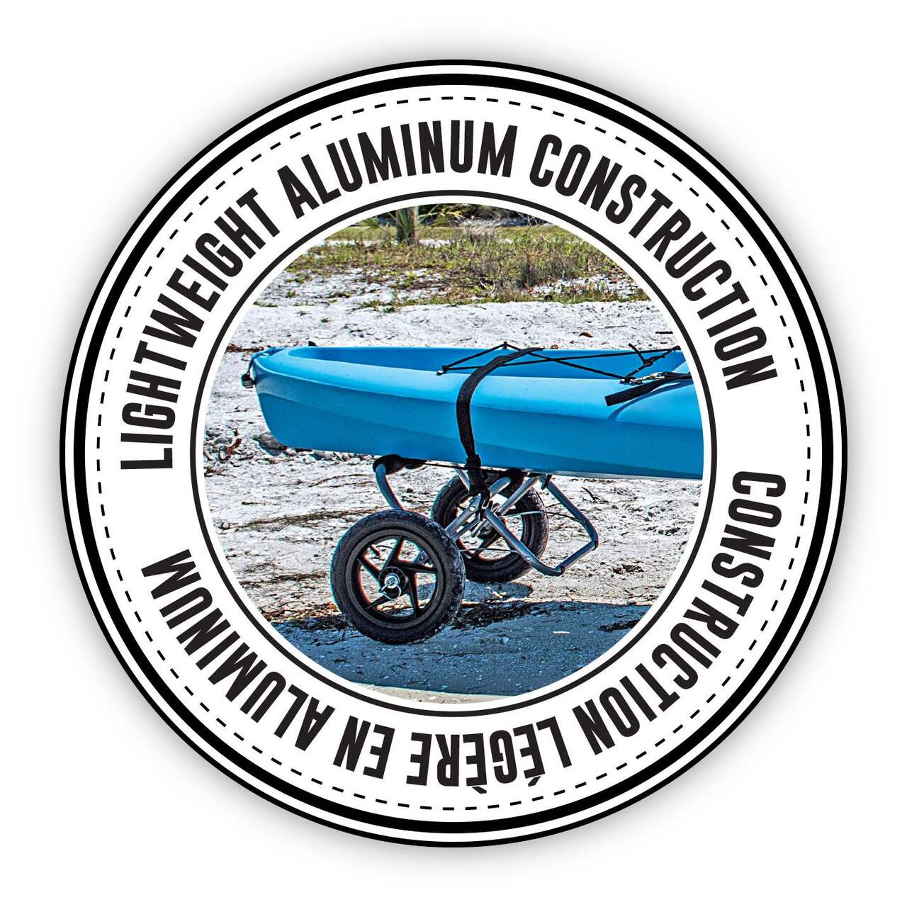Bonnlo Kayak Cart Canoe Dolly Fishing Kayak Accessories Carrier