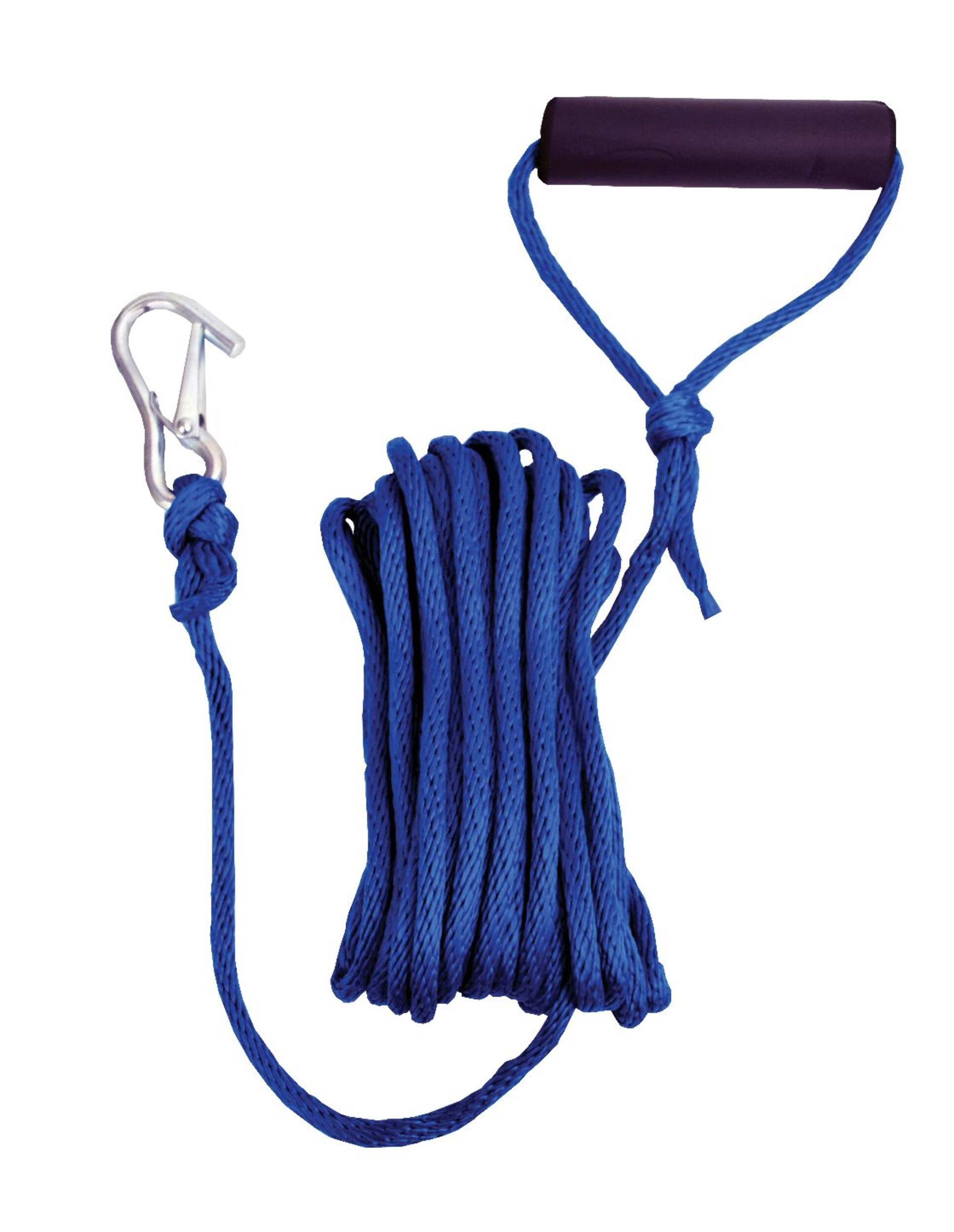 Ligne de départ flottante MFP Attwood, bleu, 3/16&nbsp;po x 30&nbsp;pi Overhead_Flat