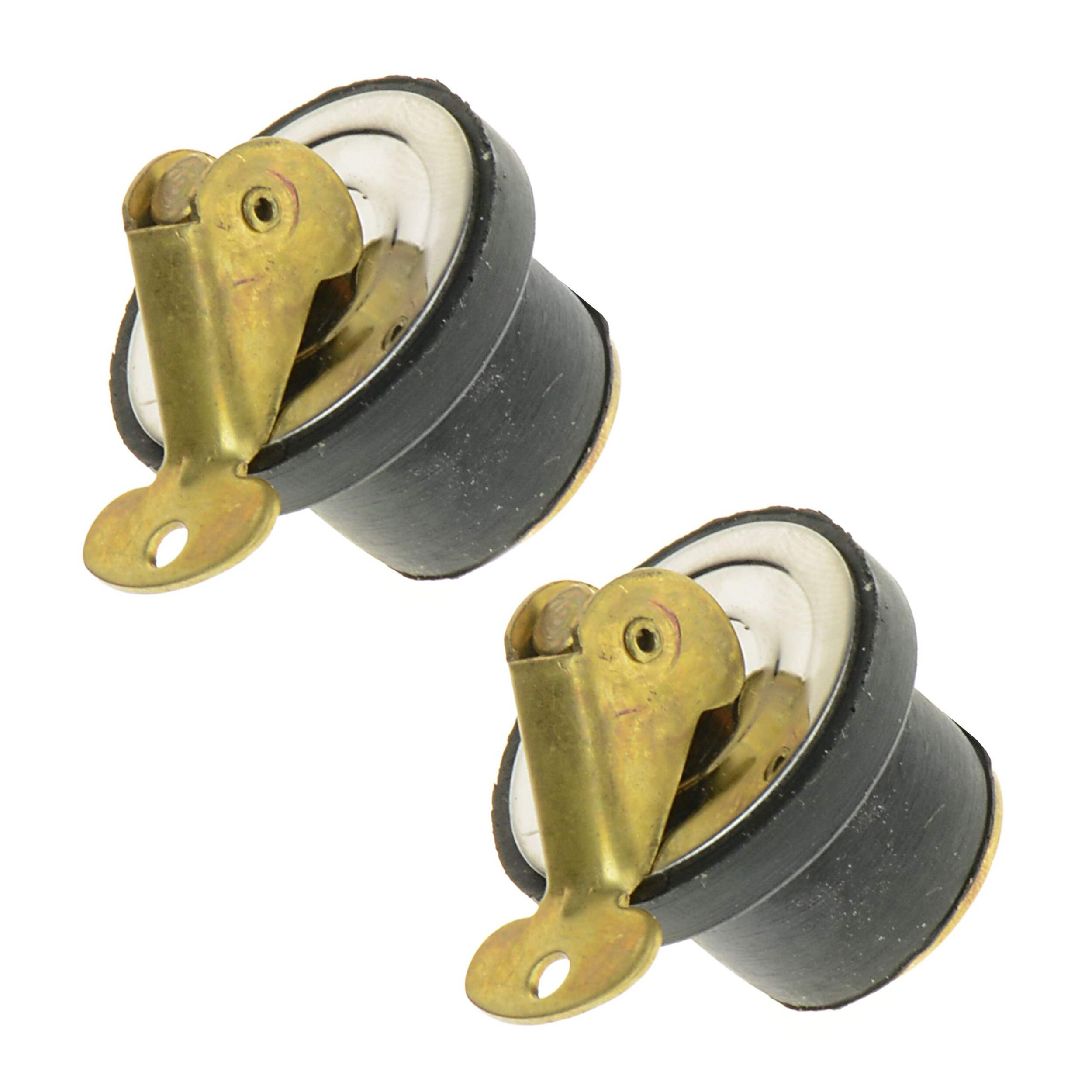 Baitwell Brass Drain / Snap Plug, 3/4-in Front_Three_Fourths_Angled_Left