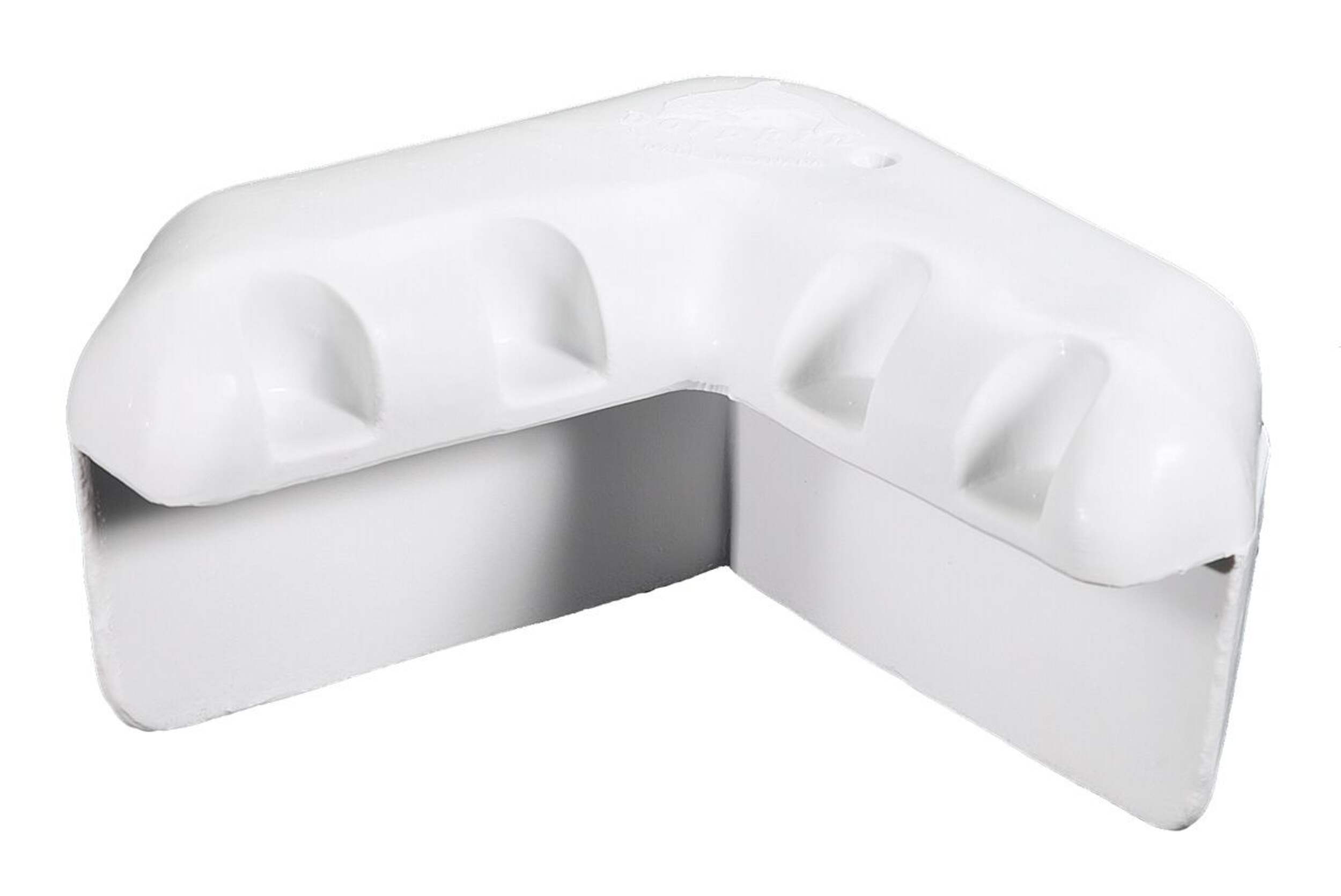 Protection de coin gonflable Dock Edge, blanc, 9 x 9 po Front_Angled_Left