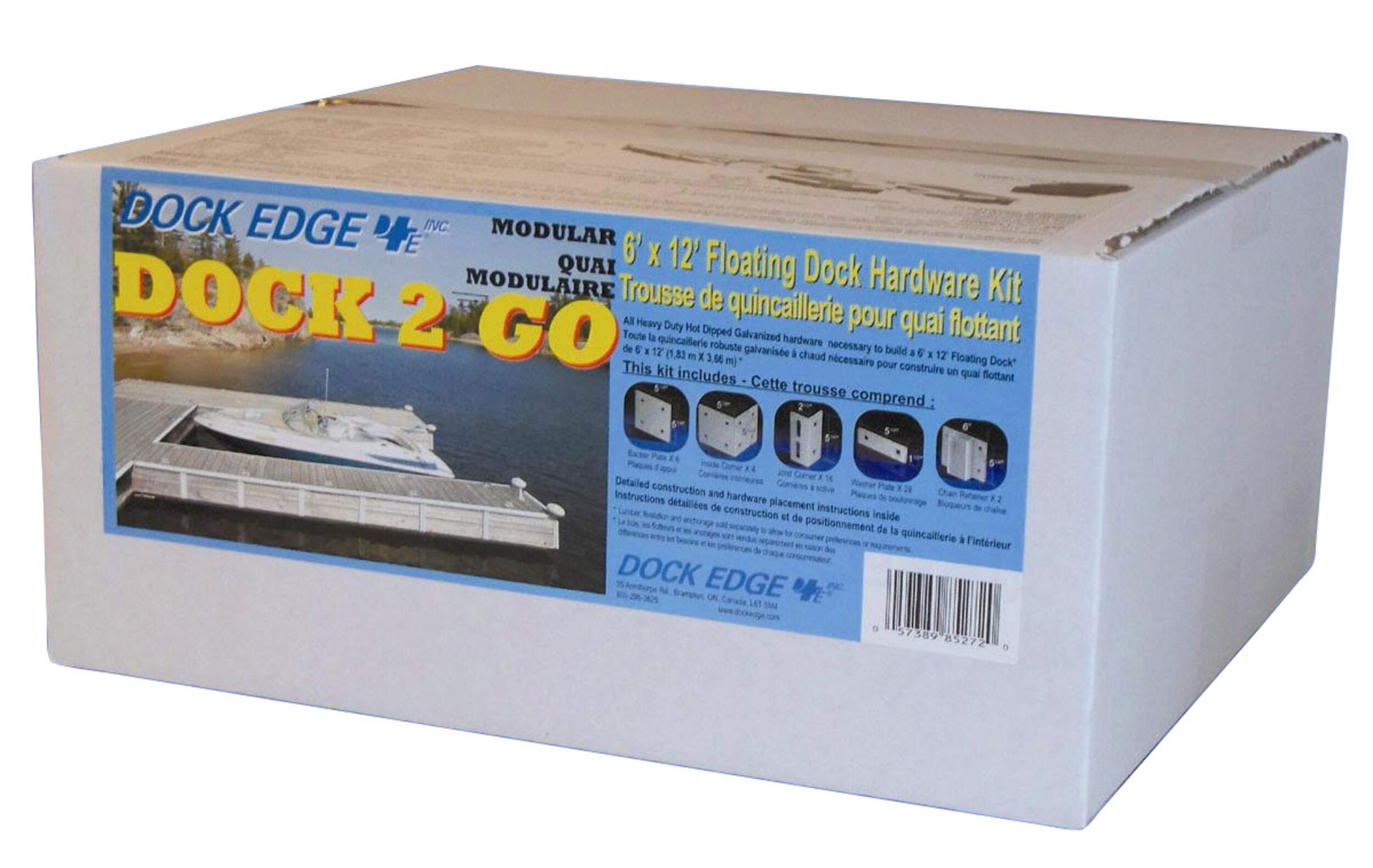 Dock Edge Floating Dock 2 Go Modular Dock Kit, 6 x 12ft Canadian Tire