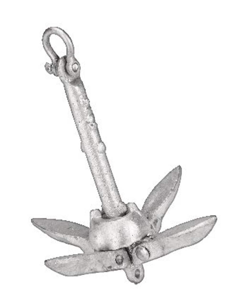 Folding Grappling Anchor for Small Craft & Dinghies, 1.5-lb