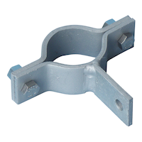 Dock Edge Stationary Galvanized Steel Dock Corner Leg Brace Holder, 1/8-in Overhead_Plunge