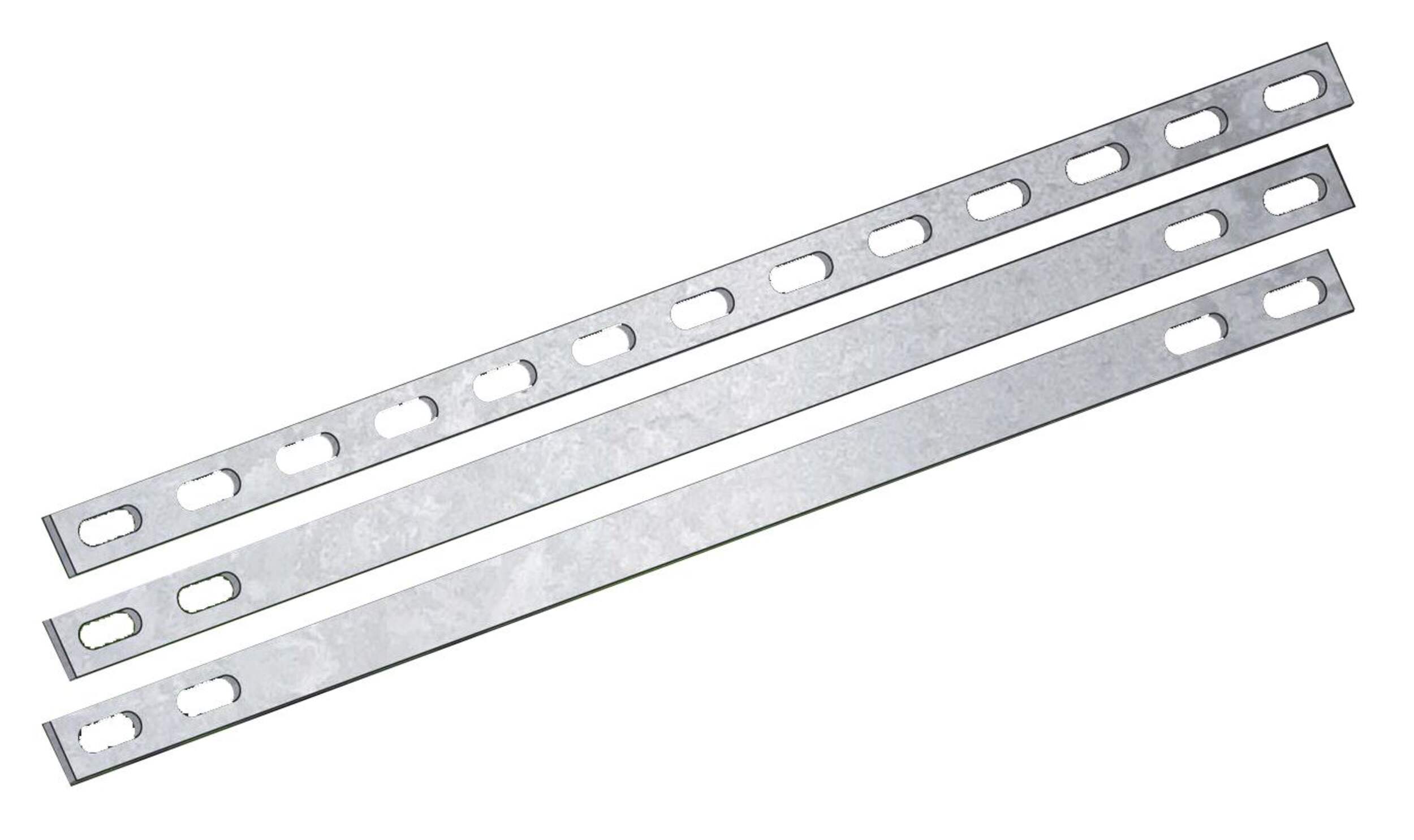 Ensemble de renforts de patte en acier galvanisé Dock Edge, 72 po Front_Three_Fourths_Angled_Right