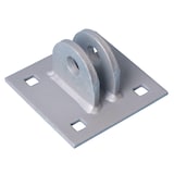 Dock Edge Galvanized Steel Floating Dock Female T-Connector Overhead_Plunge