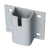 Dock Edge Galvanized Steel Floating Dock Chain Retainer Hinge, Holds up to 1/2-in Chain Front_Angled_Left