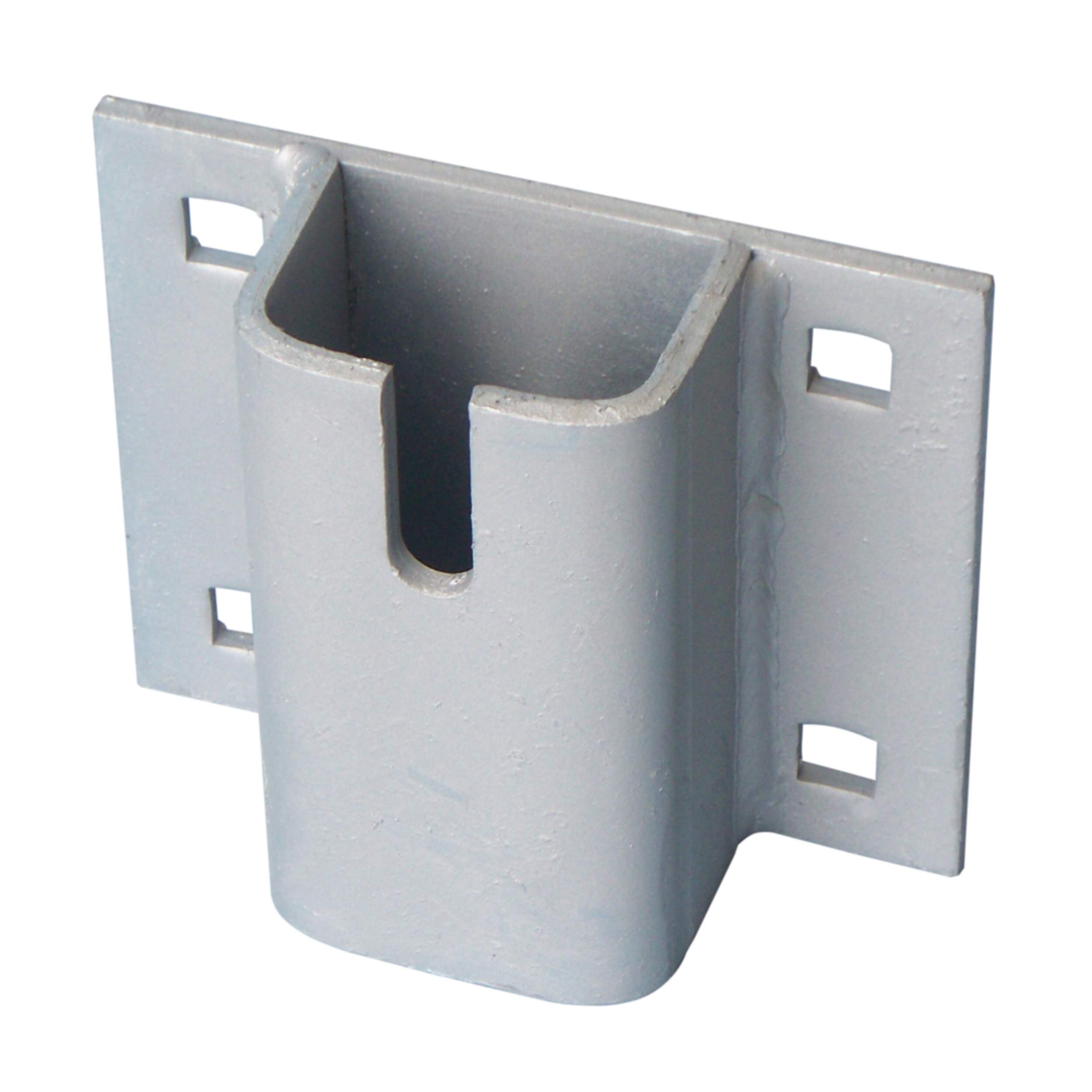 Dock Edge Galvanized Steel Floating Dock Chain Retainer Hinge, Holds up to 1/2-in Chain Front_Angled_Left