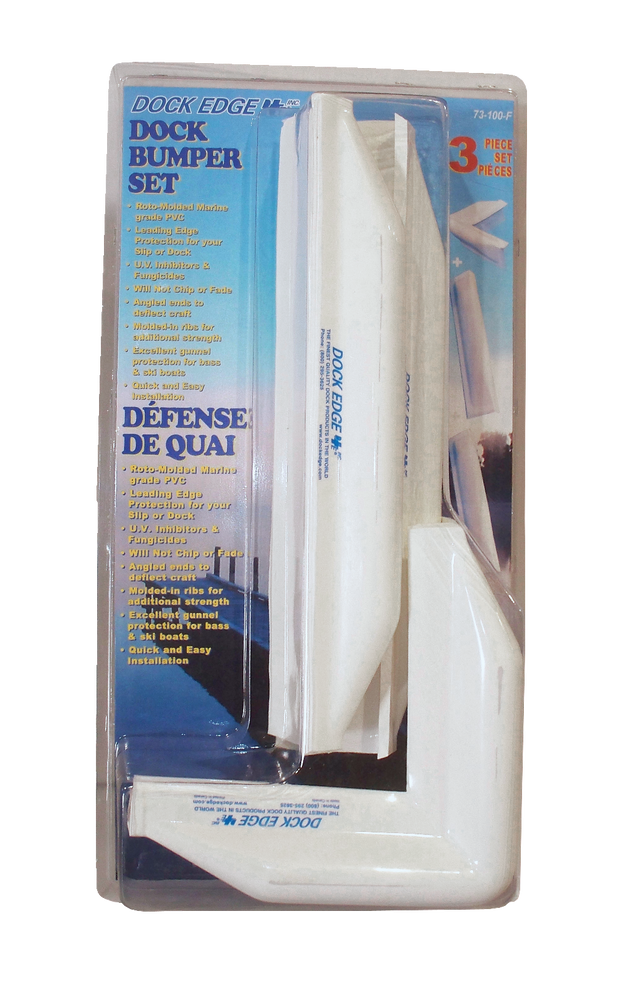 Dock Edge PVC Dock Bumper Kit, 3pc, White Canadian Tire