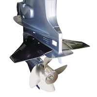 Invincible Marine Hydrofoil Stabilizer Kit, Black Front_Angled_Right