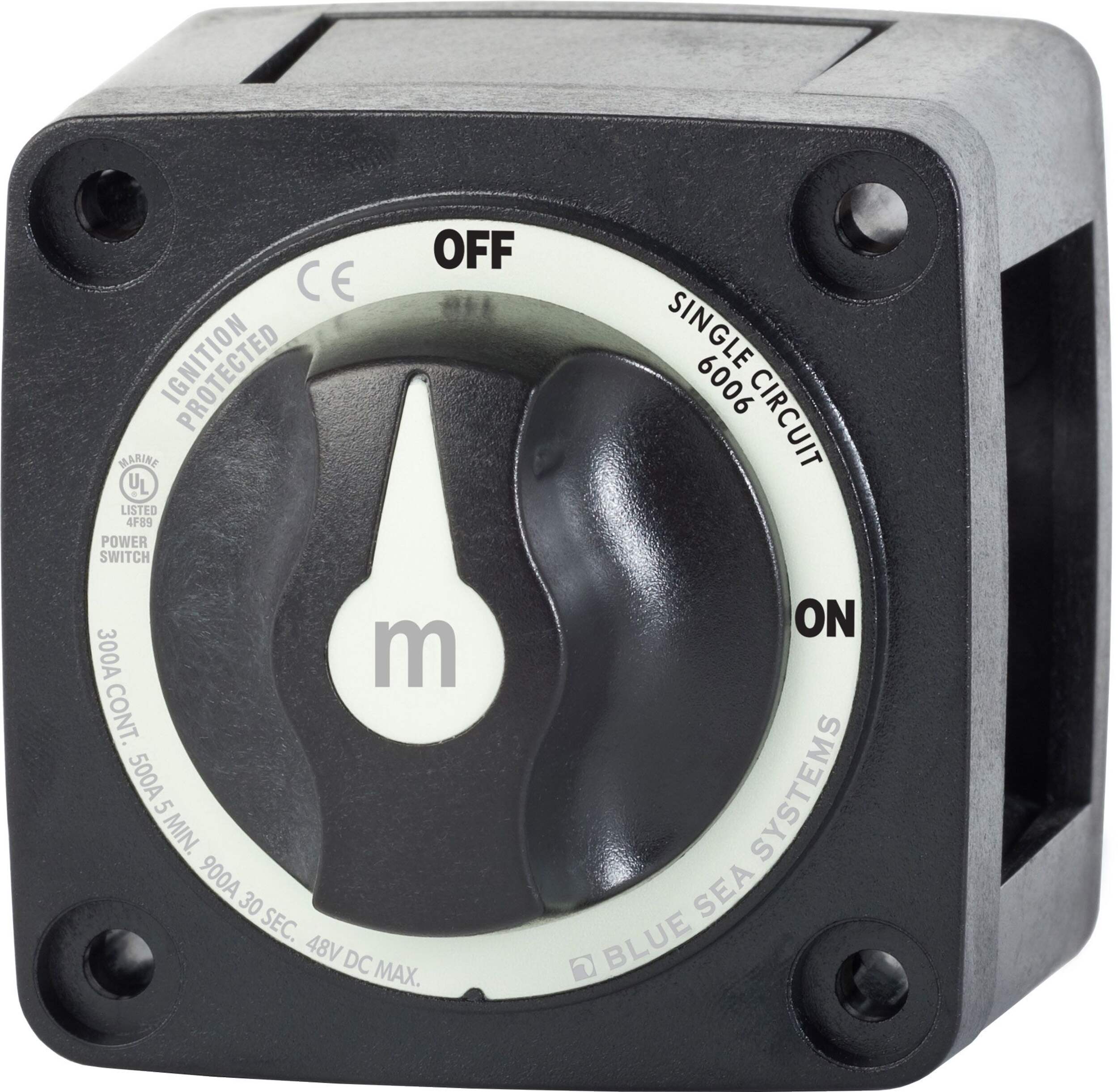 Invincible Marine Battery Selector Switch Front_Angled_Left